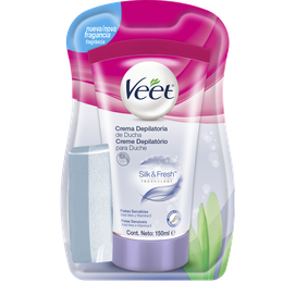 Veet Crema Depilatoria De Ducha Silk&Fresh Pieles Sensibles